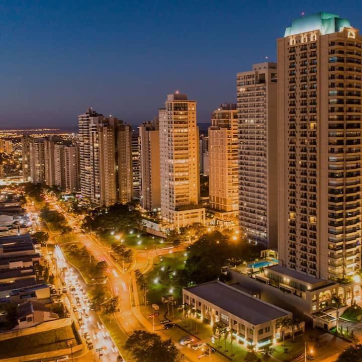 (NOVO) Flat aconchegante. 200 metros da Av. Fiúsa Ribeirão Preto Exterior foto